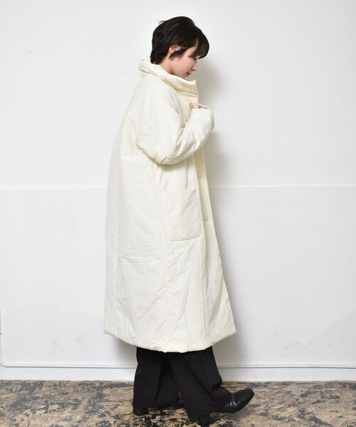RETRO GIRL（レトロガール）の「中綿ロングコート（その他アウター・レディース・ブラック/ナチュラル/グリーン・FREE）」の9枚目の写真