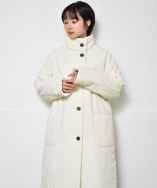 RETRO GIRL（レトロガール）の「中綿ロングコート（その他アウター・レディース・ブラック/ナチュラル/グリーン・FREE）」の11枚目の写真