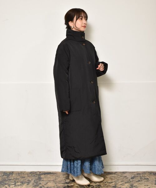 RETRO GIRL（レトロガール）の「中綿ロングコート（その他アウター・レディース・ブラック/ナチュラル/グリーン・FREE）」の16枚目の写真