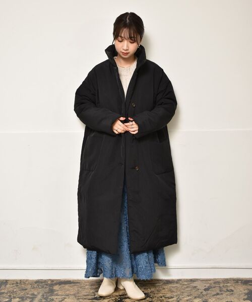 RETRO GIRL（レトロガール）の「中綿ロングコート（その他アウター・レディース・ブラック/ナチュラル/グリーン・FREE）」の19枚目の写真