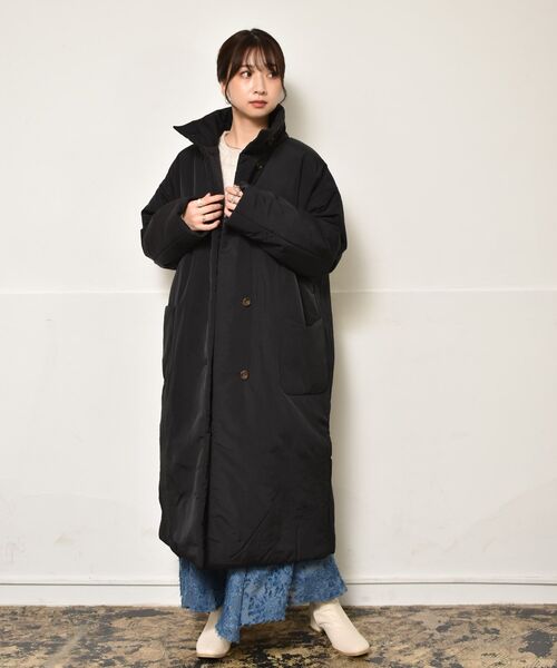 RETRO GIRL（レトロガール）の「中綿ロングコート（その他アウター・レディース・ブラック/ナチュラル/グリーン・FREE）」の20枚目の写真