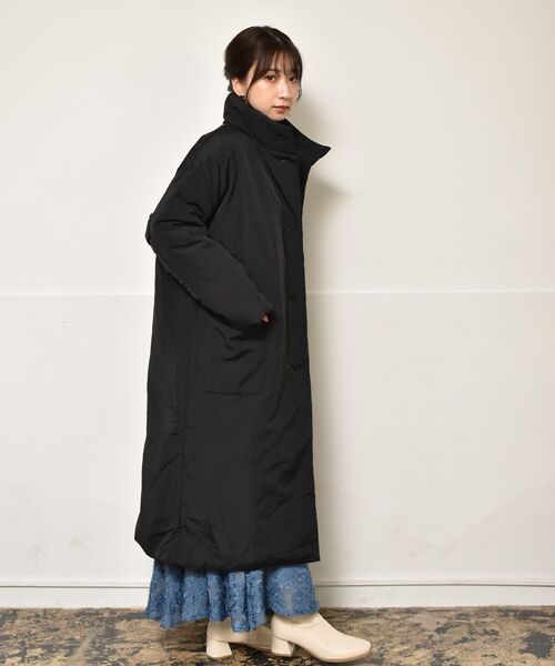 RETRO GIRL（レトロガール）の「中綿ロングコート（その他アウター・レディース・ブラック/ナチュラル/グリーン・FREE）」の21枚目の写真