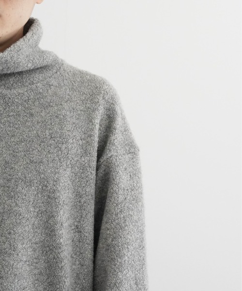 my beautiful landlet(マイビューティフルランドレット)の「my beautiful landlet PILE TURTLE NECK P/O(ニット/セーター・メンズ・ブラック/グレー・0/1)」の8枚目の写真