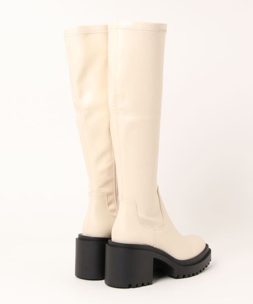 ALAND(エーランド)の「ブロックヒールロングブーツ 2171296(ブーツ・レディース・オフホワイト/ブラック・SMALL/MEDIUM/LARGE)」の16枚目の写真