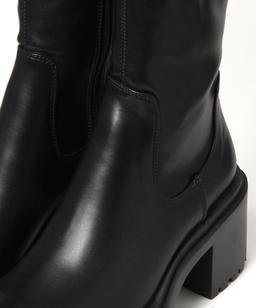 ALAND(エーランド)の「ブロックヒールロングブーツ 2171296(ブーツ・レディース・オフホワイト/ブラック・SMALL/MEDIUM/LARGE)」の8枚目の写真