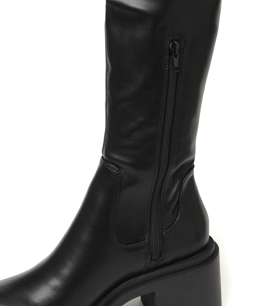 ALAND(エーランド)の「ブロックヒールロングブーツ 2171296(ブーツ・レディース・オフホワイト/ブラック・SMALL/MEDIUM/LARGE)」の10枚目の写真