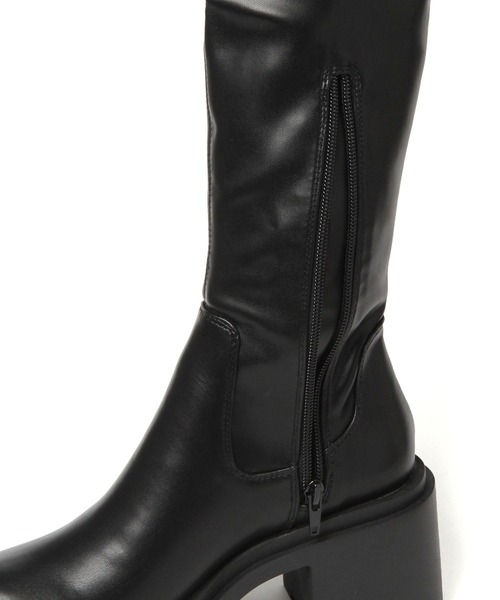 ALAND(エーランド)の「ブロックヒールロングブーツ 2171296(ブーツ・レディース・オフホワイト/ブラック・SMALL/MEDIUM/LARGE)」の11枚目の写真
