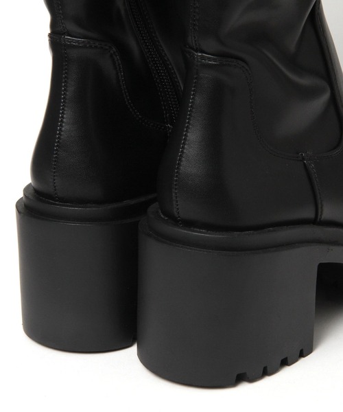 ALAND(エーランド)の「ブロックヒールロングブーツ 2171296(ブーツ・レディース・オフホワイト/ブラック・SMALL/MEDIUM/LARGE)」の12枚目の写真