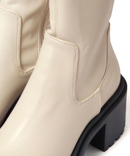 ALAND(エーランド)の「ブロックヒールロングブーツ 2171296(ブーツ・レディース・オフホワイト/ブラック・SMALL/MEDIUM/LARGE)」の14枚目の写真