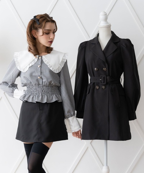 DearMyLoveRose(ディアマイラブローズ)の「パワショルテーラードジャケットコート(テーラードジャケット・レディース・ブラウン/ベージュ/モカ/ブラック/ブラック系その他・MEDIUM/LARGE/X-LARGE/XX-LARGE)」の21枚目の写真