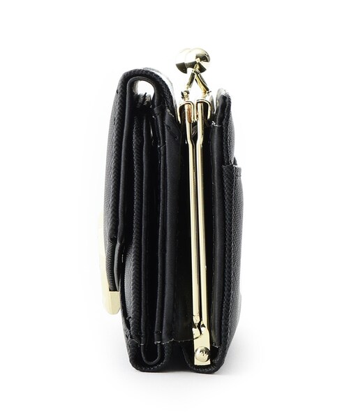 PINK-latte（ピンクラテ）の「◆ハート金具がまぐちコンパクト財布（財布・キッズ・ライトパープル/グレー/ブラック・00）」の7枚目の写真