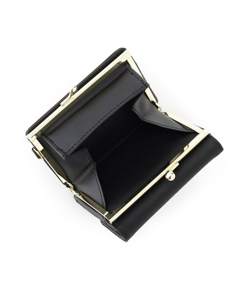 PINK-latte（ピンクラテ）の「◆ハート金具がまぐちコンパクト財布（財布・キッズ・ライトパープル/グレー/ブラック・00）」の9枚目の写真