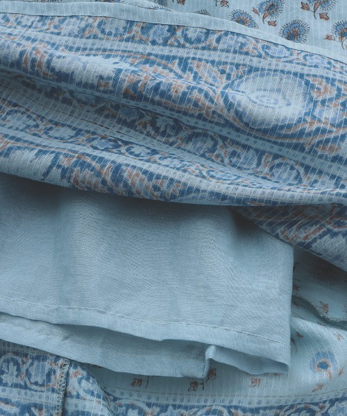 チチカカ（チチカカ）の「フロルブロックプリントワンピース（ワンピース・レディース・イエロー/ブルー/アイボリー・FREE）」の17枚目の写真