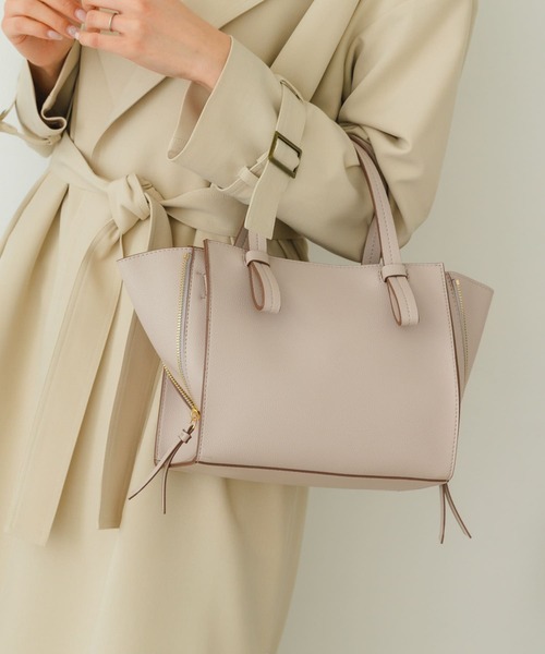 RODE SKO（ロデスコ）の「ミドルサイドファスナートートバッグ『Msize』（トートバッグ・レディース・グレー系その他/オレンジ/モカ・ONE）」の6枚目の写真