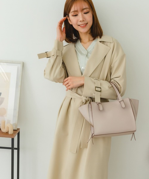 RODE SKO（ロデスコ）の「ミドルサイドファスナートートバッグ『Msize』（トートバッグ・レディース・グレー系その他/オレンジ/モカ・ONE）」の8枚目の写真