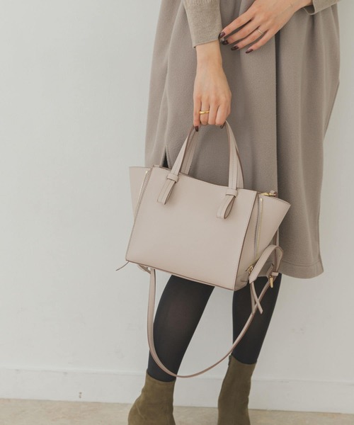 RODE SKO（ロデスコ）の「ミドルサイドファスナートートバッグ『Msize』（トートバッグ・レディース・グレー系その他/オレンジ/モカ・ONE）」の15枚目の写真