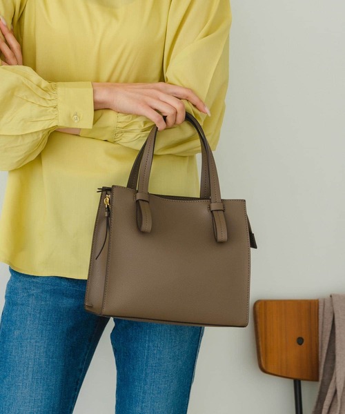 RODE SKO（ロデスコ）の「ミドルサイドファスナートートバッグ『Msize』（トートバッグ・レディース・グレー系その他/オレンジ/モカ・ONE）」の19枚目の写真