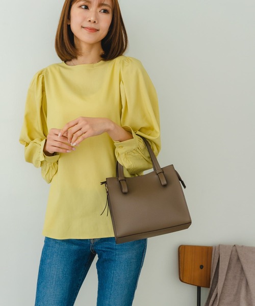 RODE SKO（ロデスコ）の「ミドルサイドファスナートートバッグ『Msize』（トートバッグ・レディース・グレー系その他/オレンジ/モカ・ONE）」の20枚目の写真