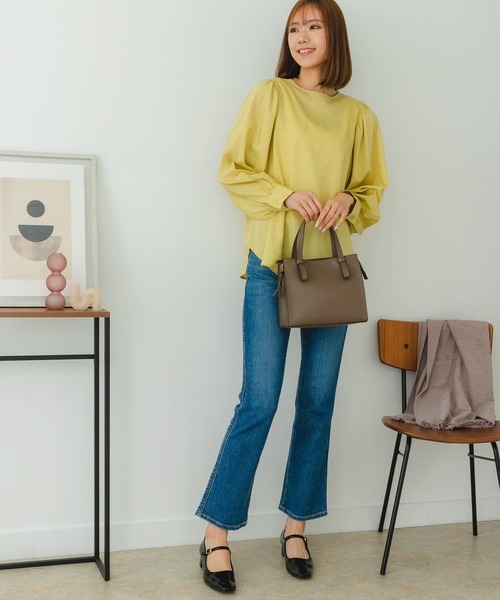 RODE SKO（ロデスコ）の「ミドルサイドファスナートートバッグ『Msize』（トートバッグ・レディース・グレー系その他/オレンジ/モカ・ONE）」の22枚目の写真