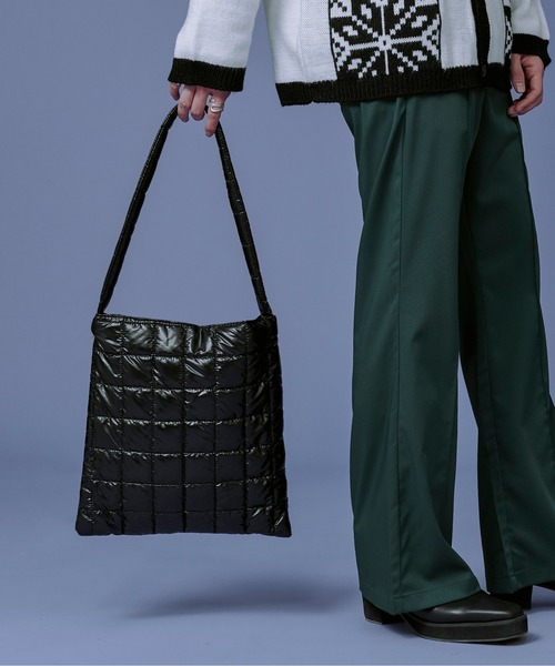 Ellno Loset（エルノロゼット）の「キルティングトートBAG（トートバッグ・メンズ・ブラック・FREE）」の5枚目の写真