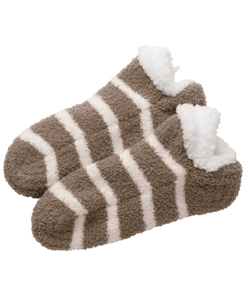 CROSSPLUS ONLINE（クロスプラスオンライン）の「【LAFUKU】マシュマロニットルームシューズ（ラフク）（その他ルームウェア・レディース・グレイッシュブルー/モカ/ベージュ/ブラウン/ラベンダー/ライトグリーン・フリー）」の14枚目の写真