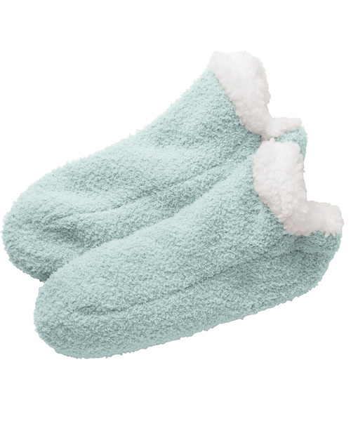 CROSSPLUS ONLINE（クロスプラスオンライン）の「【LAFUKU】マシュマロニットルームシューズ（ラフク）（その他ルームウェア・レディース・グレイッシュブルー/モカ/ベージュ/ブラウン/ラベンダー/ライトグリーン・フリー）」の9枚目の写真