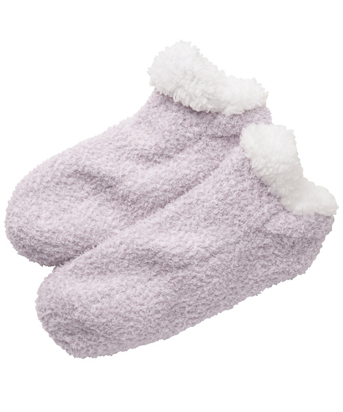 CROSSPLUS ONLINE（クロスプラスオンライン）の「【LAFUKU】マシュマロニットルームシューズ（ラフク）（その他ルームウェア・レディース・グレイッシュブルー/モカ/ベージュ/ブラウン/ラベンダー/ライトグリーン・フリー）」の19枚目の写真