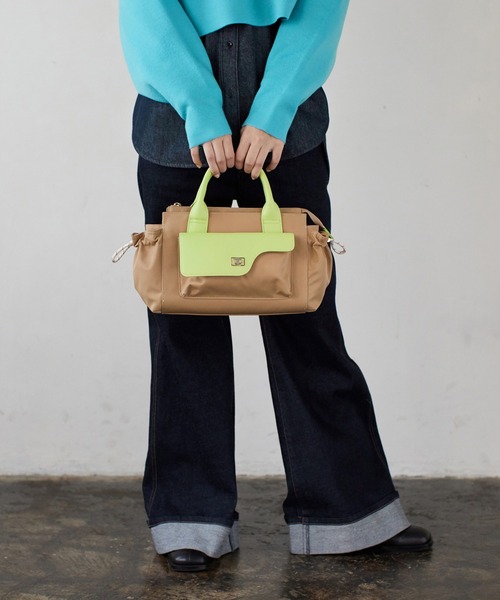 ランバンオンブルー(LANVIN en Bleu)バイカラーバンス ランバン オン ブルー LANVIN en Bleu バイカラーバンス