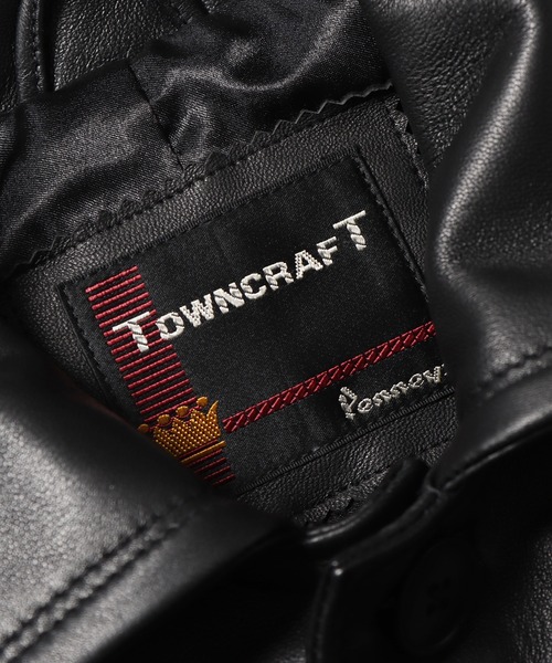 TOWNCRAFT（タウンクラフト）の「TOWNCRAFT/タウンクラフト LEATHER BBP JACKET レザージャケット（ライダースジャケット・メンズ・ブラック・L/M）」の10枚目の写真