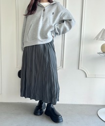 Yves Saint Laurent グラデーショングレー ひざ丈ニットスカート EVELLET – JPN OFFICIAL