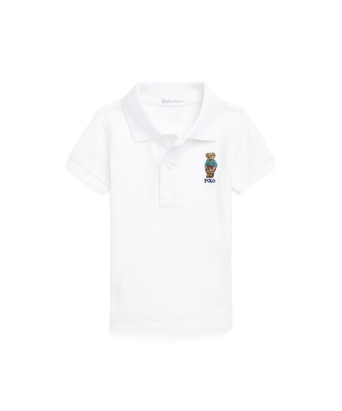 Polo ベア コットン メッシュ ポロシャツ