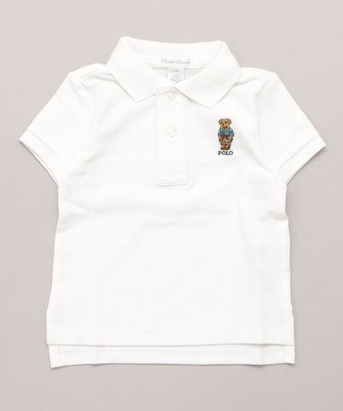 Polo ベア コットン メッシュ ポロシャツ