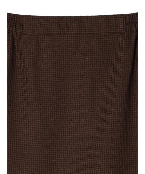 Green　Parks（グリーンパークス）の「・SUGAR SPOONチェックギャザーキリカエスカート（スカート・レディース・チャコールグレー/ブラウン・FREE）」の13枚目の写真