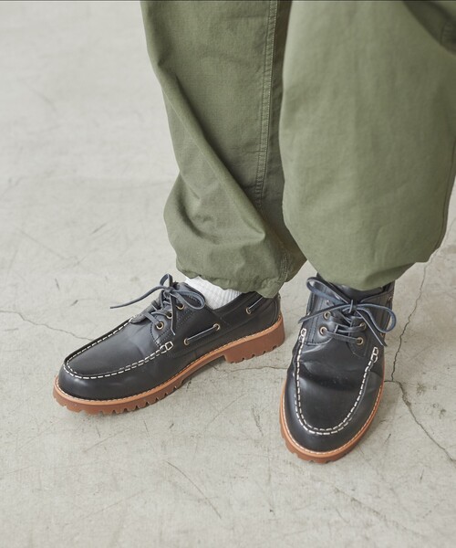 coen（コーエン）の「デッキモカシンシューズ（モカシン/デッキシューズ・メンズ・ブラック/ダークブラウン・26cm/27cm/28cm）」の11枚目の写真