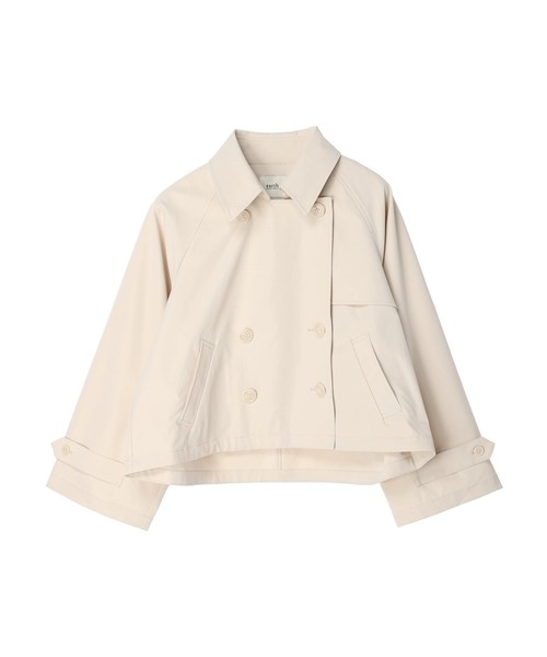 earth music&ecology（アースミュージックアンドエコロジー）の「ショートトレンチコート（トレンチコート・レディース・ベージュ/ネイビー/その他8・FREE）」の16枚目の写真