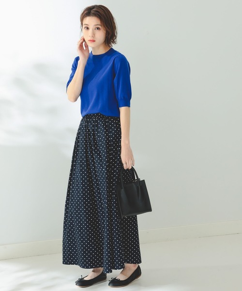 B:MING by BEAMS（ビーミングバイビームス）の「B:MING by BEAMS / ギンガム & ドット スカート（スカート・レディース・ホワイト系その他/ブラウン系その他/ネイビー系/ダークブラウン・SMALL/MEDIUM/LARGE）」の12枚目の写真