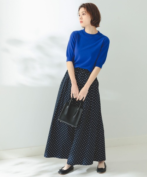 B:MING by BEAMS（ビーミングバイビームス）の「B:MING by BEAMS / ギンガム & ドット スカート（スカート・レディース・ホワイト系その他/ブラウン系その他/ネイビー系/ダークブラウン・SMALL/MEDIUM/LARGE）」の13枚目の写真