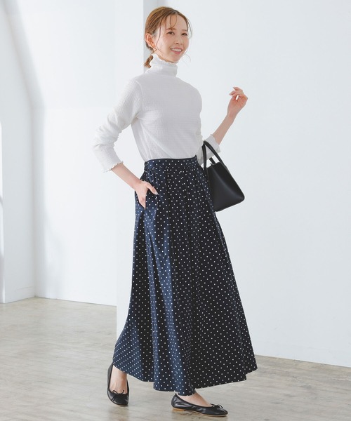 B:MING by BEAMS（ビーミングバイビームス）の「B:MING by BEAMS / ギンガム & ドット スカート（スカート・レディース・ホワイト系その他/ブラウン系その他/ネイビー系/ダークブラウン・SMALL/MEDIUM/LARGE）」の16枚目の写真