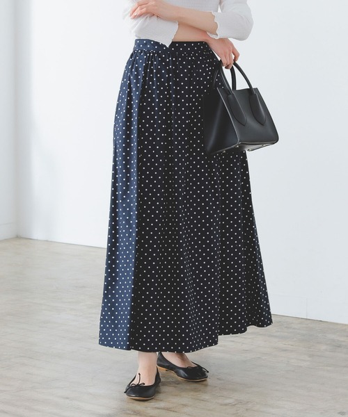 B:MING by BEAMS（ビーミングバイビームス）の「B:MING by BEAMS / ギンガム & ドット スカート（スカート・レディース・ホワイト系その他/ブラウン系その他/ネイビー系/ダークブラウン・SMALL/MEDIUM/LARGE）」の17枚目の写真