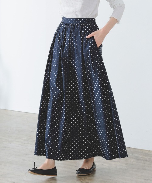 B:MING by BEAMS（ビーミングバイビームス）の「B:MING by BEAMS / ギンガム & ドット スカート（スカート・レディース・ホワイト系その他/ブラウン系その他/ネイビー系/ダークブラウン・SMALL/MEDIUM/LARGE）」の18枚目の写真