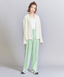 BEAUTY&YOUTH UNITED ARROWS | タック ワイドストレート パンツ -ウォッシャブル-(その他パンツ)