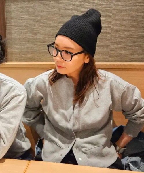 セール】アップサイクルキーネックスナップカーディガン（カーディガン