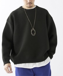 JOURNAL STANDARD relume | 【ニット+カットソーの2点SET】リサイクルポリエステル ガーターニット(ニット/セーター)