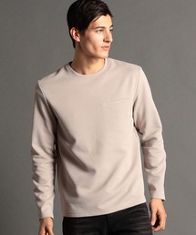 MONSIEUR NICOLE | タックボーダー クルーネックカットソー(Tシャツ/カットソー)