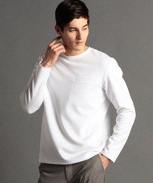 MONSIEUR NICOLE | タックボーダー クルーネックカットソー(Tシャツ/カットソー)