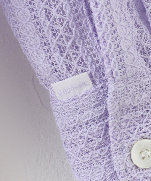 トップス JieDa \"LACE SHIRT\" - IVORY JIEDA / ジエダ】LACE SHIRT（シャツ／ブラウス）｜PULP（パルプ
