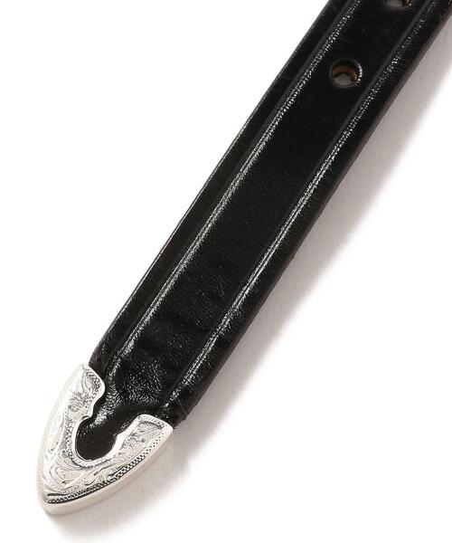 TORY LEATHER（トリーレザー）の「TORY LEATHER/トリーレザー　3/4 inch 3-Piece Silver Buckle Set Belt　レザーベルト（ベルト・メンズ・ブラック・34/32/30/28）」の10枚目の写真