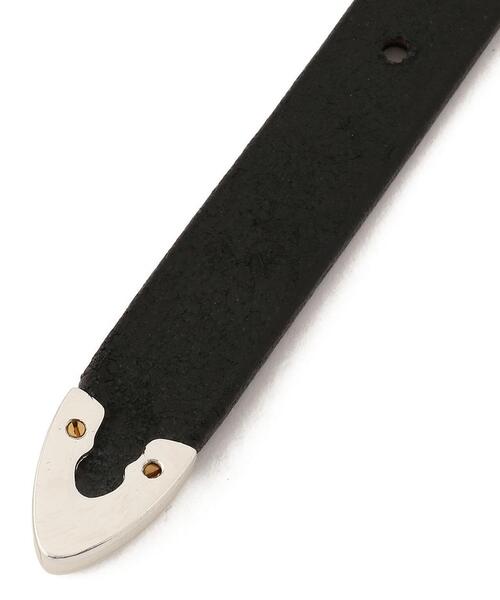 TORY LEATHER（トリーレザー）の「TORY LEATHER/トリーレザー　3/4 inch 3-Piece Silver Buckle Set Belt　レザーベルト（ベルト・メンズ・ブラック・34/32/30/28）」の9枚目の写真