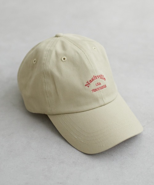 DISCOAT（ディスコート）の「アーチロゴCAP（キャップ・レディース・ネイビー/オフホワイト/ブルー/グレイッシュベージュ・FREE）」の7枚目の写真