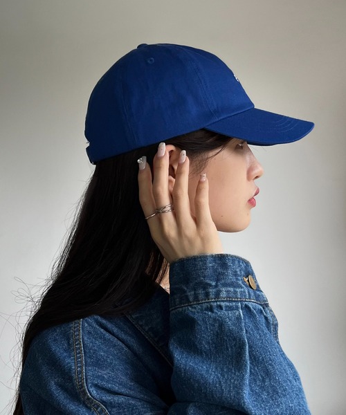 DISCOAT（ディスコート）の「アーチロゴCAP（キャップ・レディース・ネイビー/オフホワイト/ブルー/グレイッシュベージュ・FREE）」の9枚目の写真